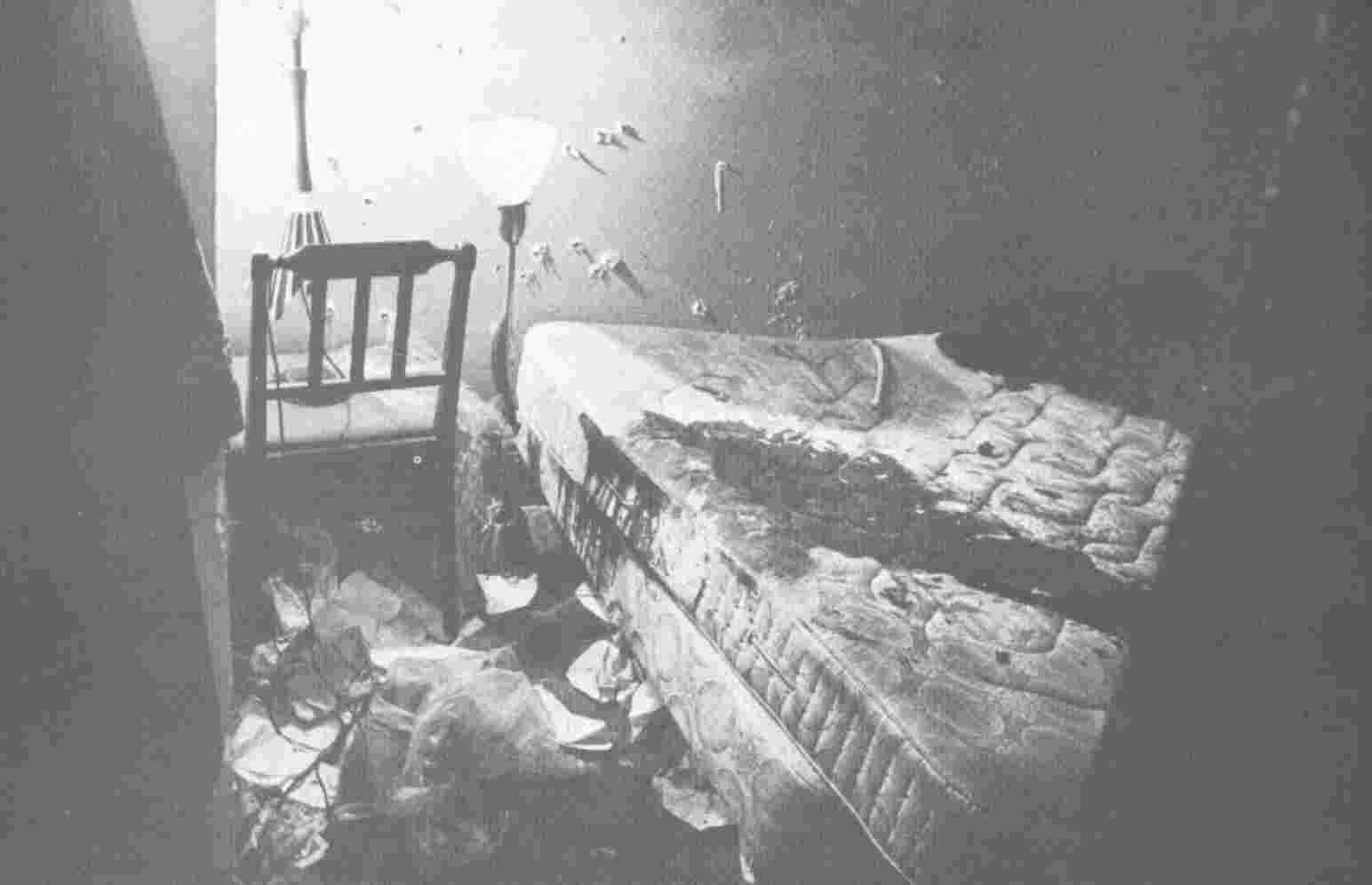 Photo of Fred Hampton's apartment after the raid